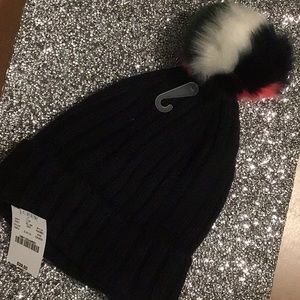 J Crew Beanie with Pom Pom